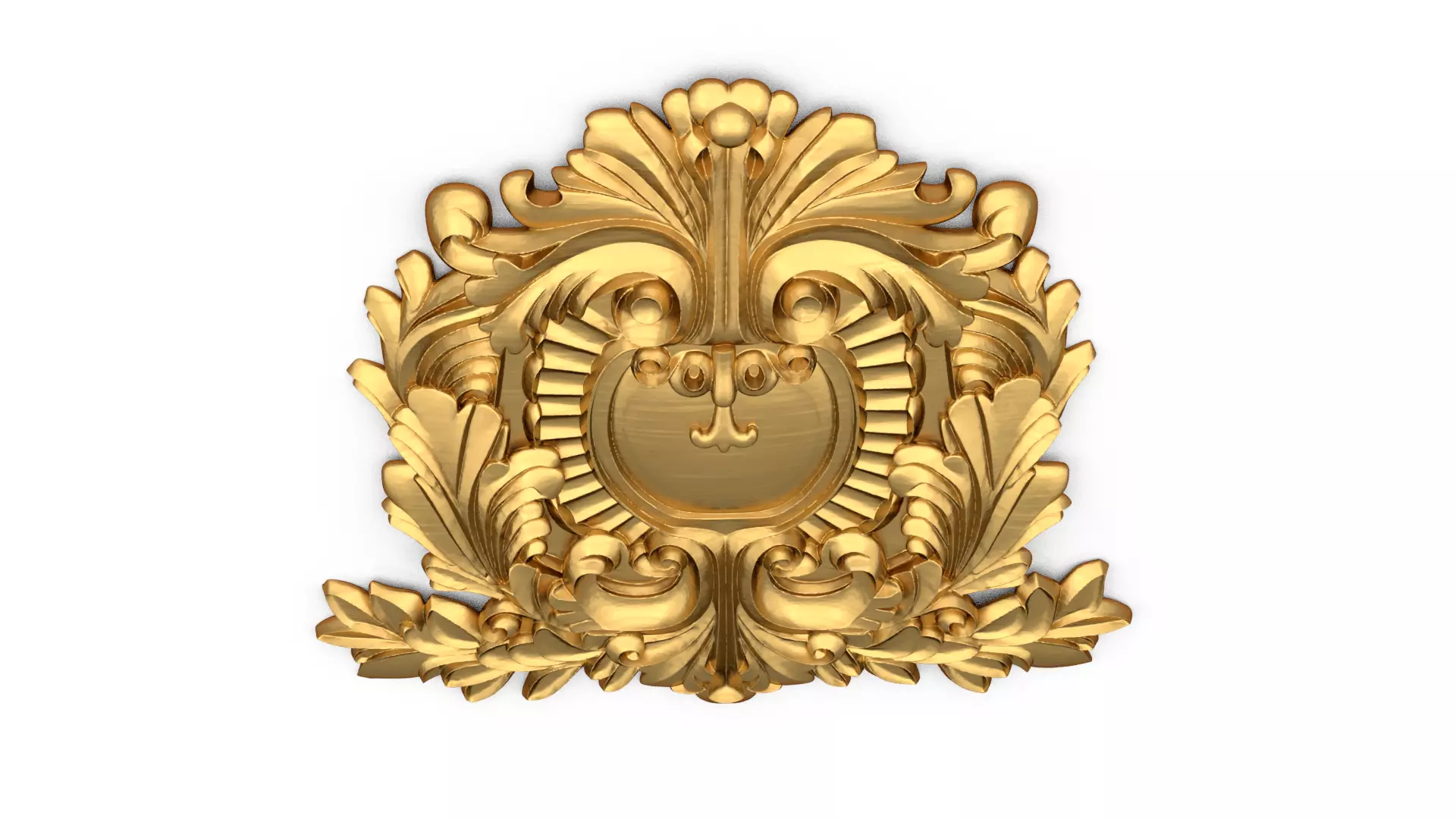 Cartouche classic decorative ornament cnc 3d printing stl 09 3D print model_3