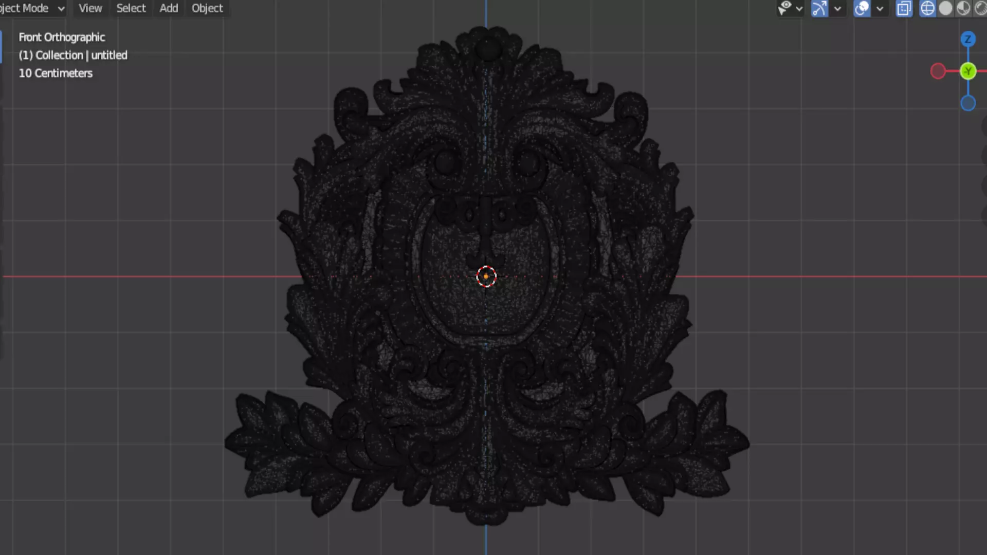 Cartouche classic decorative ornament cnc 3d printing stl 09 3D print model_5