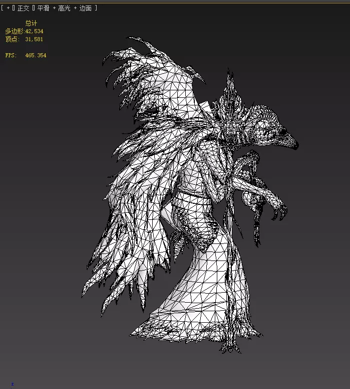 sheep-headed wizard Low-poly 3D model_28