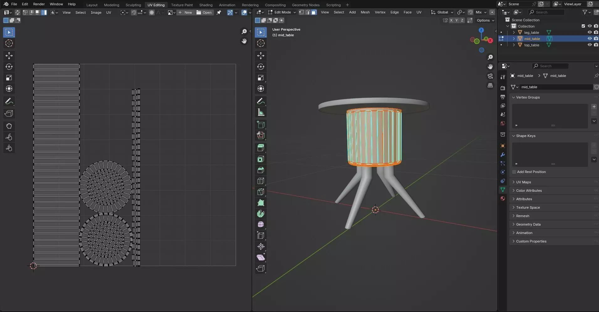Round Table CG37 3D model_10