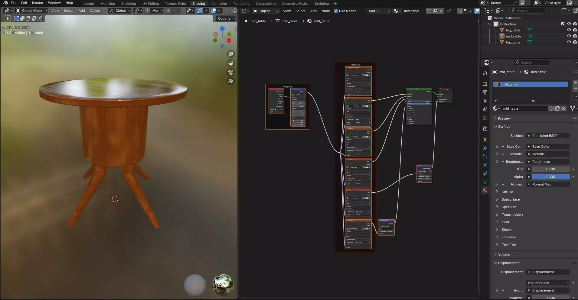 Round Table CG37 3D model_11