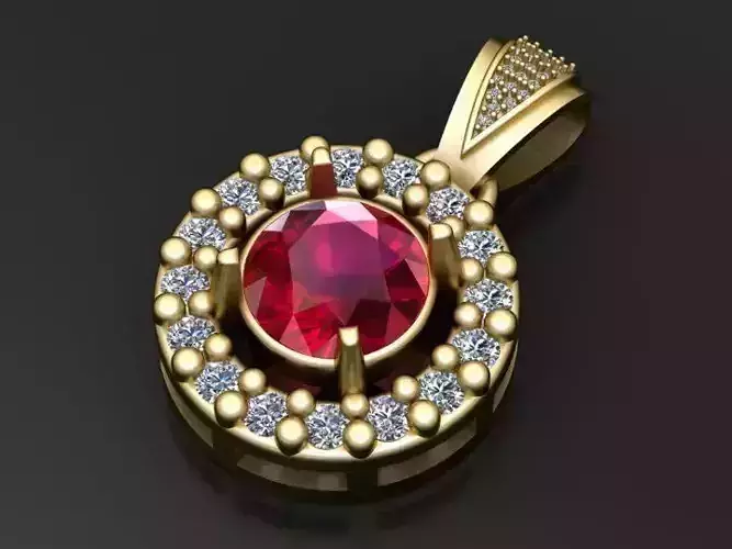 Elegant gold necklace Pendent