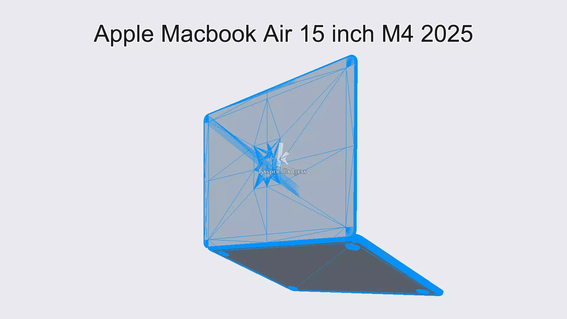 Apple Macbook Air 15 inch M4 2025 3D print model_13