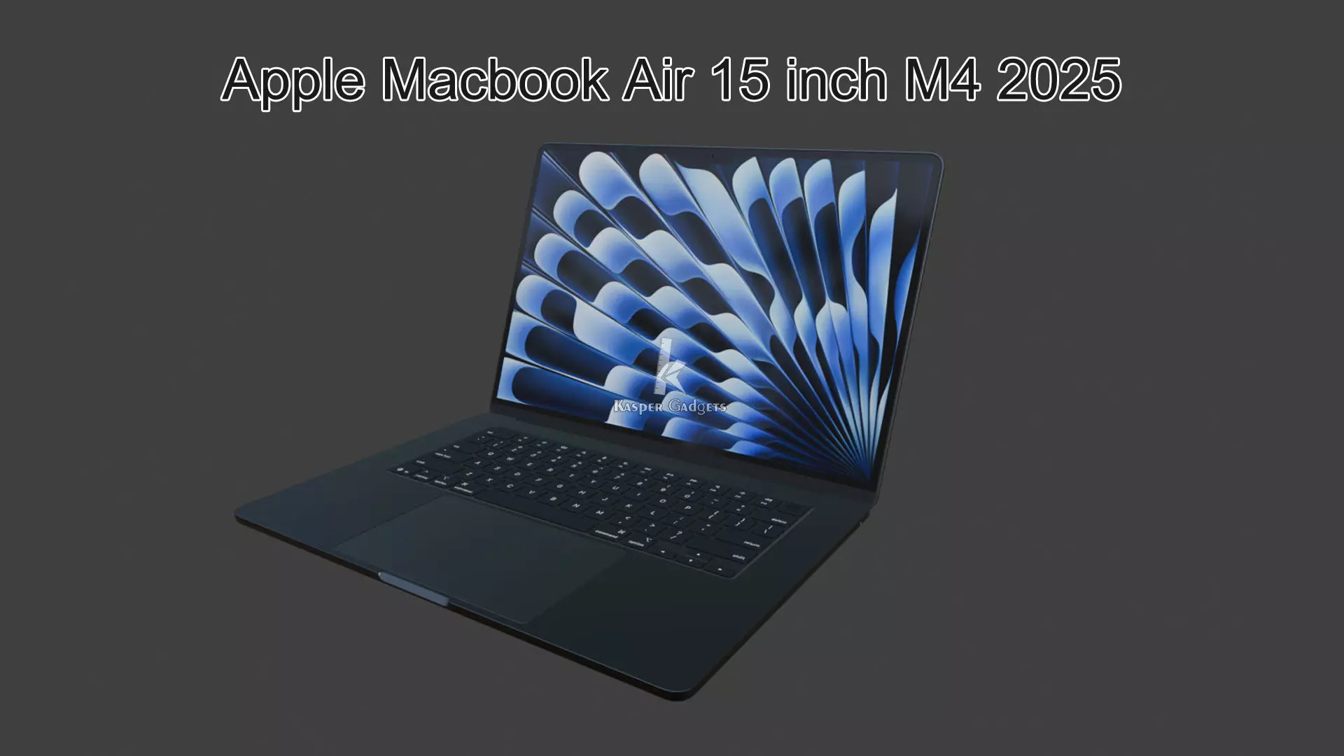 Apple Macbook Air 15 inch M4 2025 3D print model_4