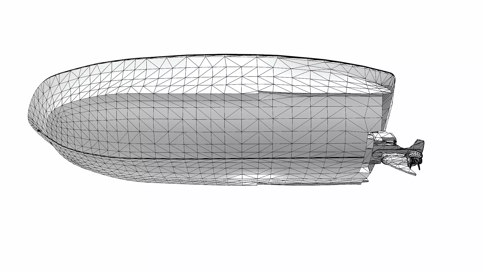 Speedboat 016 Low-poly PBR Low-poly 3D model_36