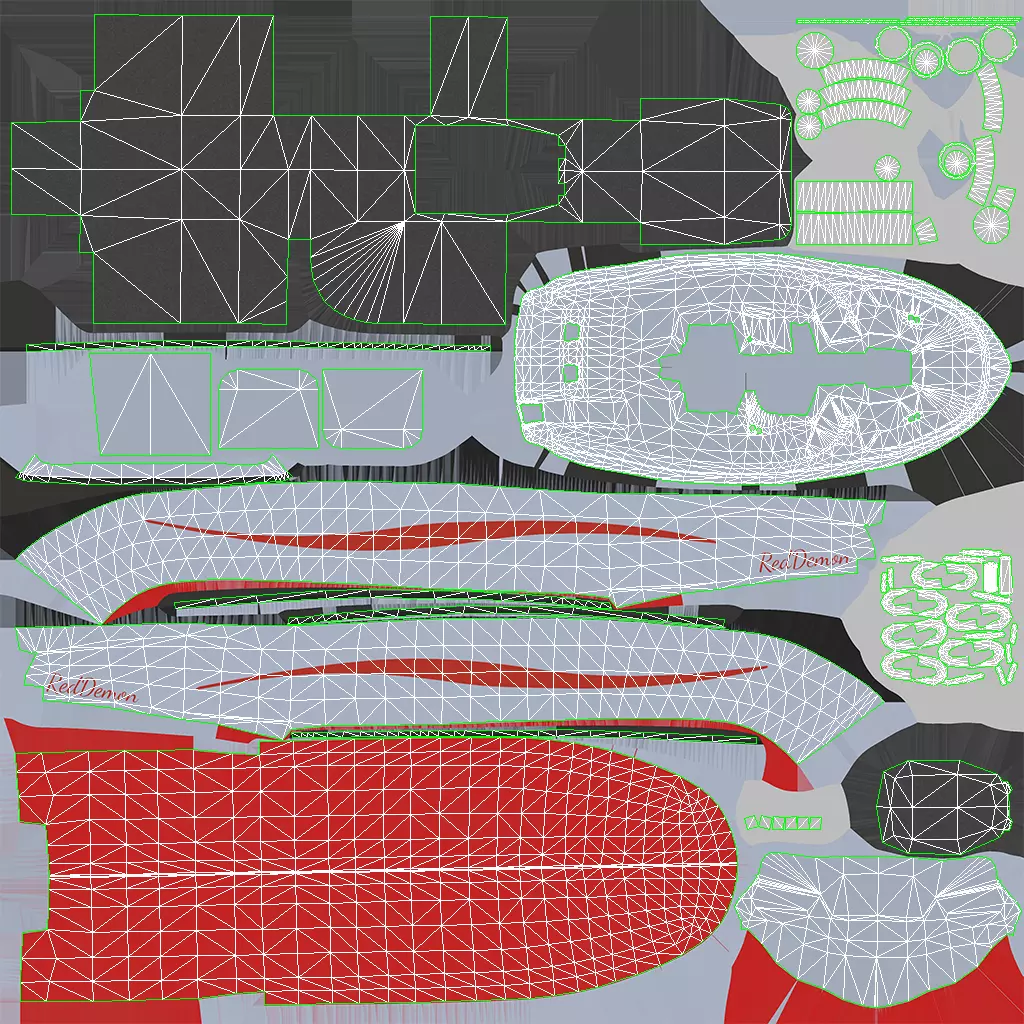 Speedboat 016 Low-poly PBR Low-poly 3D model_40