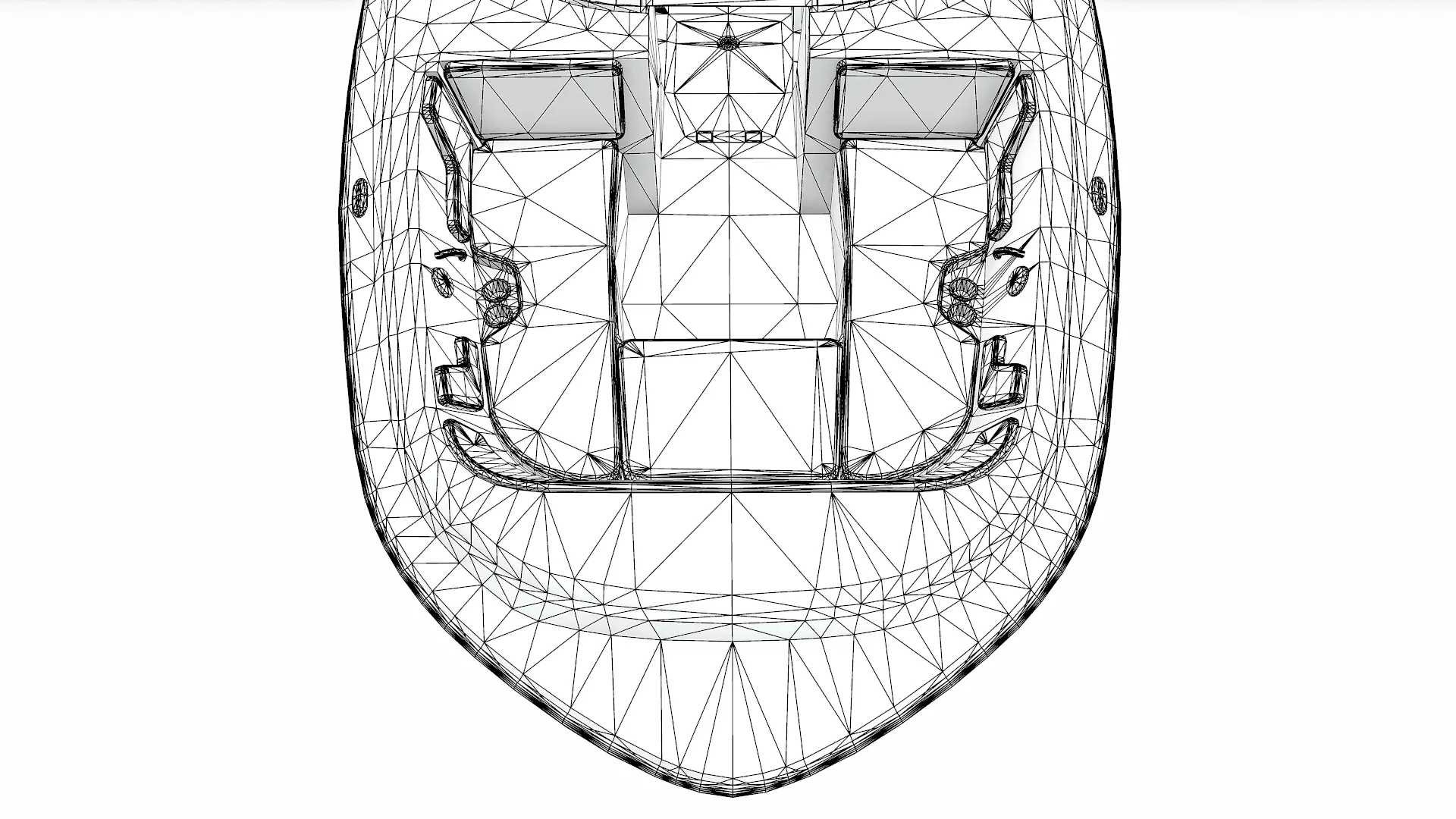 Speedboat 016 Low-poly PBR Low-poly 3D model_39