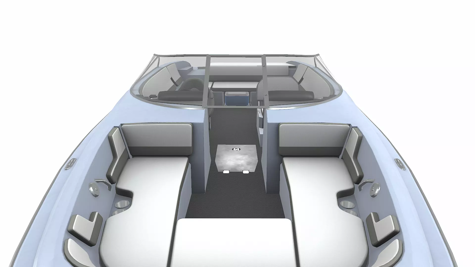 Speedboat 016 Low-poly PBR Low-poly 3D model_31