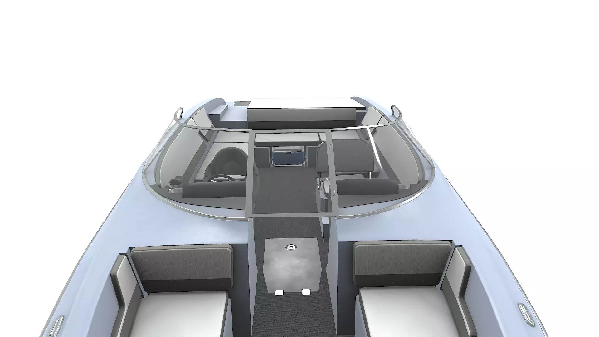 Speedboat 016 Low-poly PBR Low-poly 3D model_27