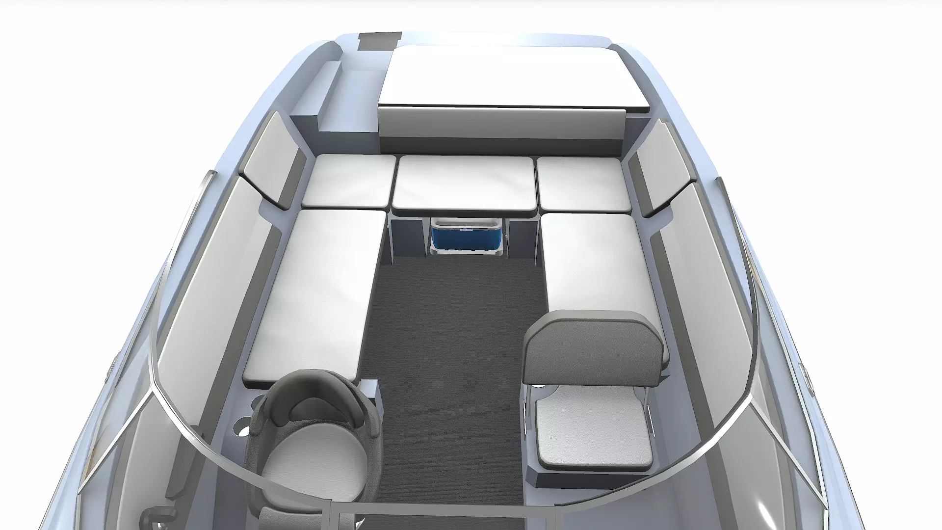 Speedboat 016 Low-poly PBR Low-poly 3D model_18