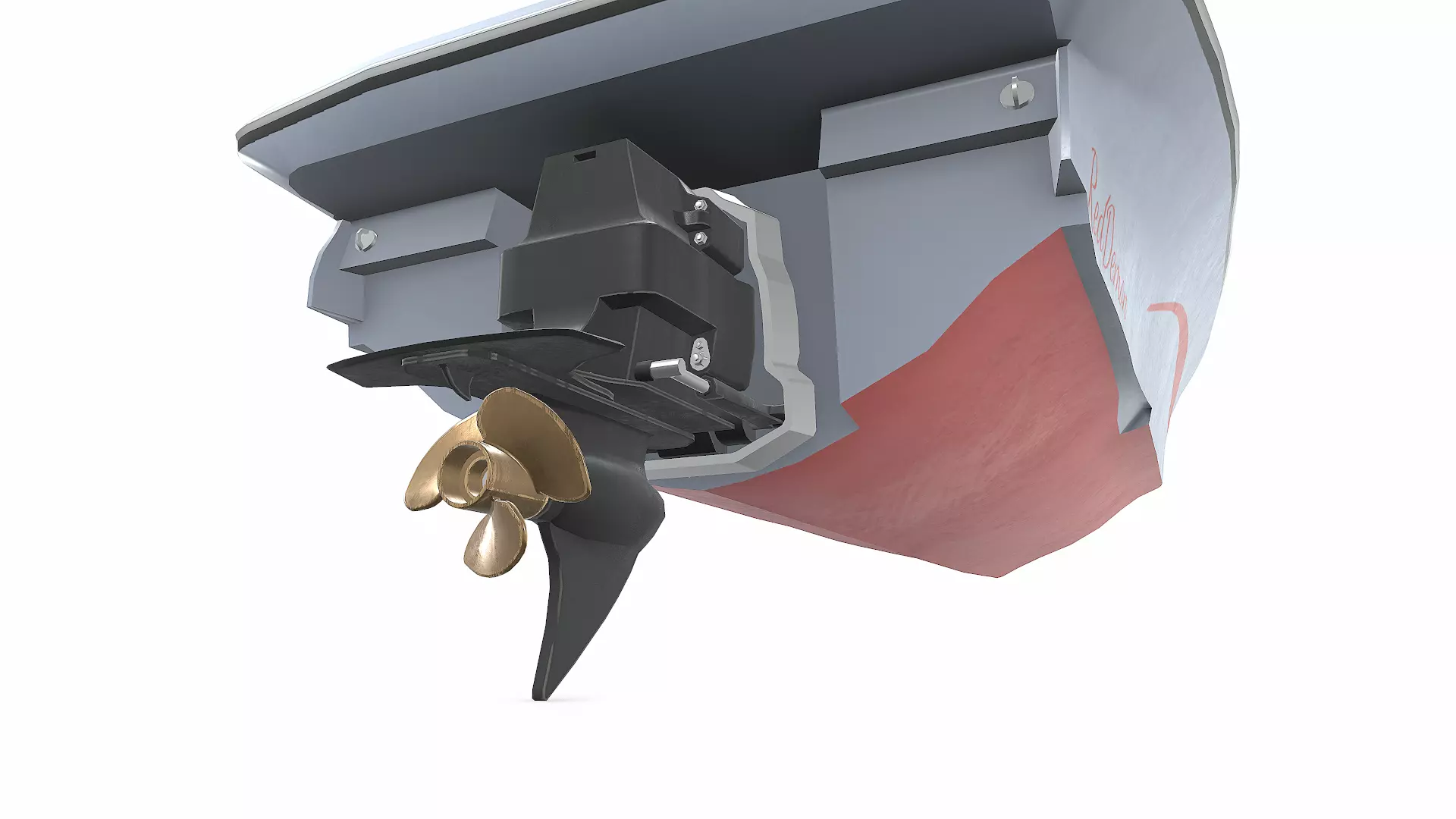 Speedboat 016 Low-poly PBR Low-poly 3D model_24