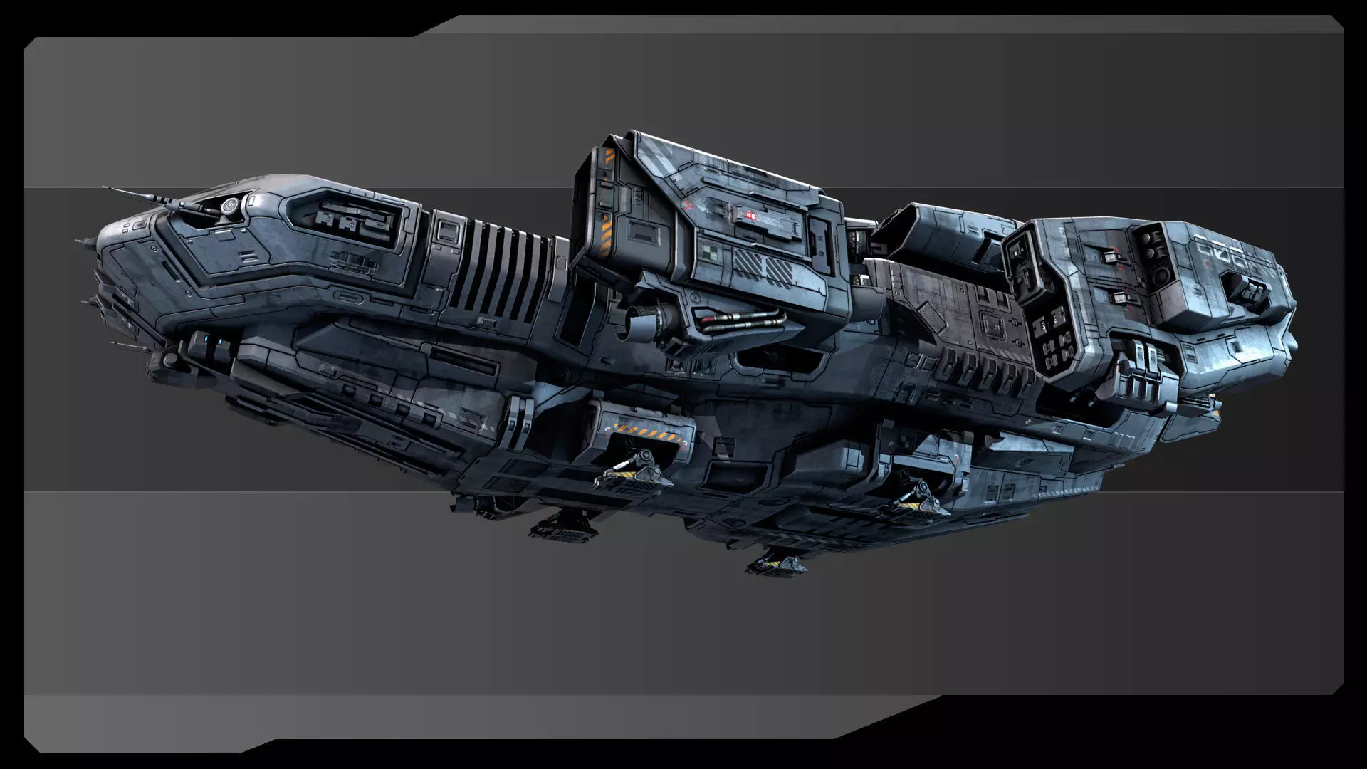 SF Vehicles - PACK01 Low-poly 3D model_9