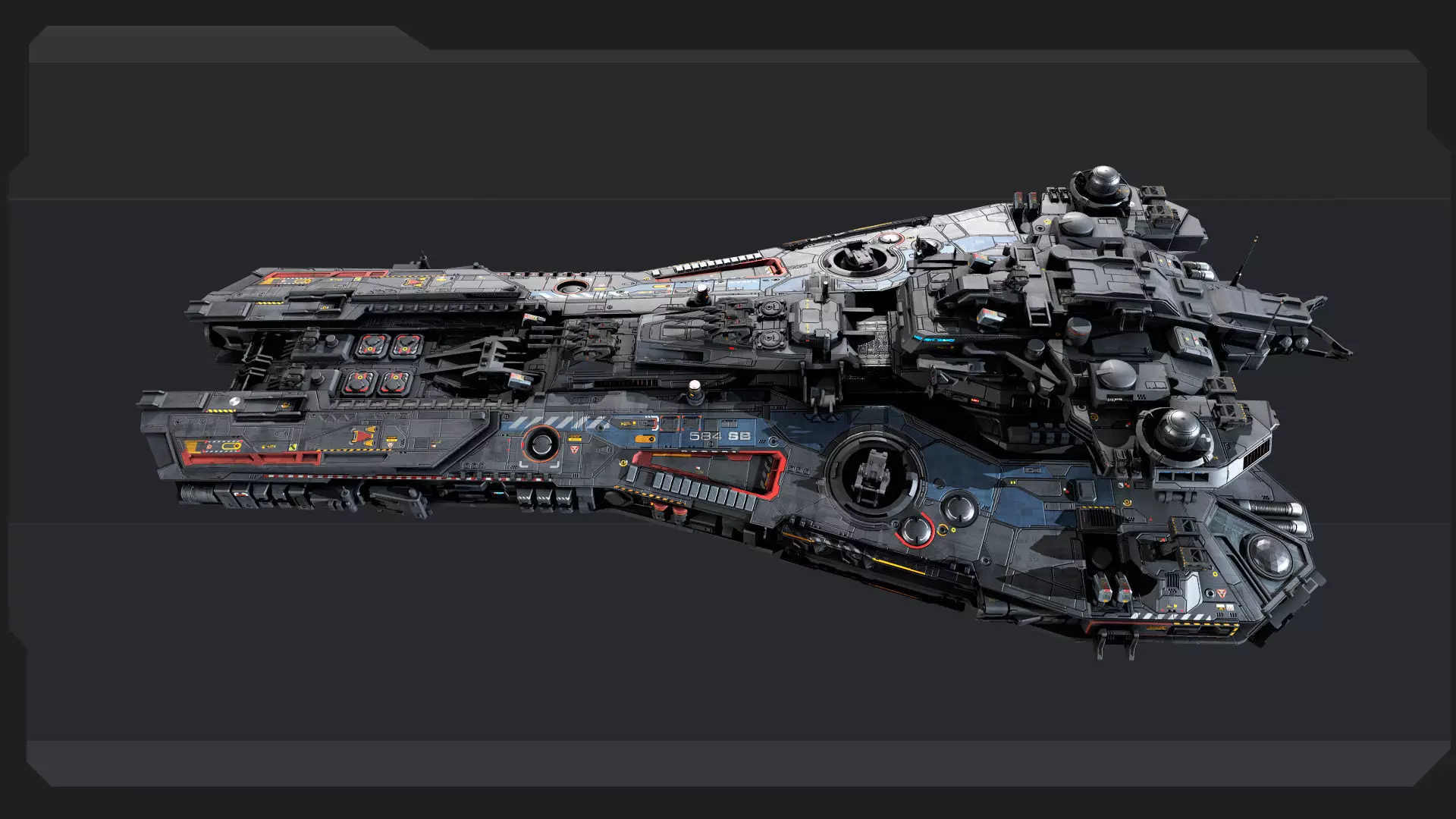 SF Vehicles - PACK01 Low-poly 3D model_30