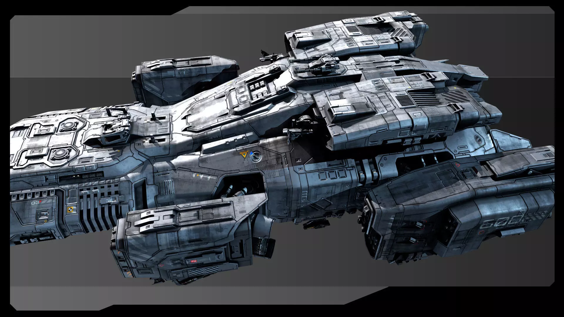 SF Vehicles - PACK01 Low-poly 3D model_11