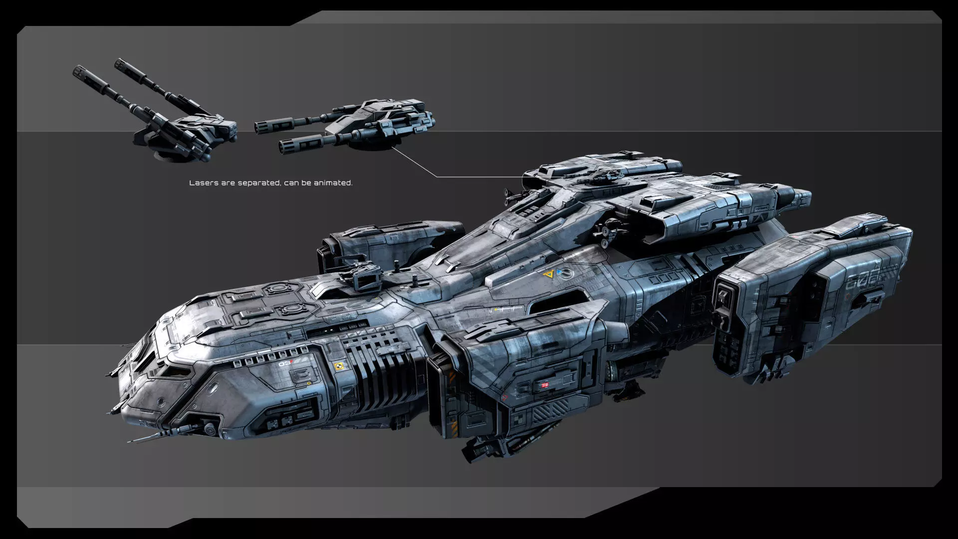 SF Vehicles - PACK01 Low-poly 3D model_6