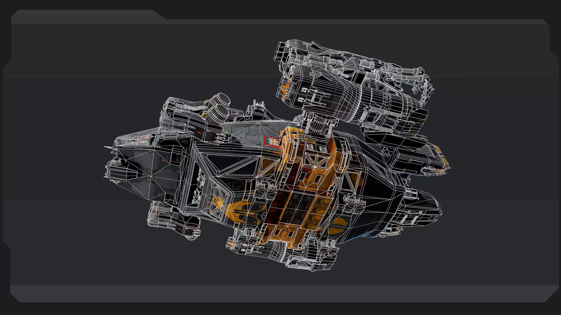 SF Vehicles - PACK01 Low-poly 3D model_26