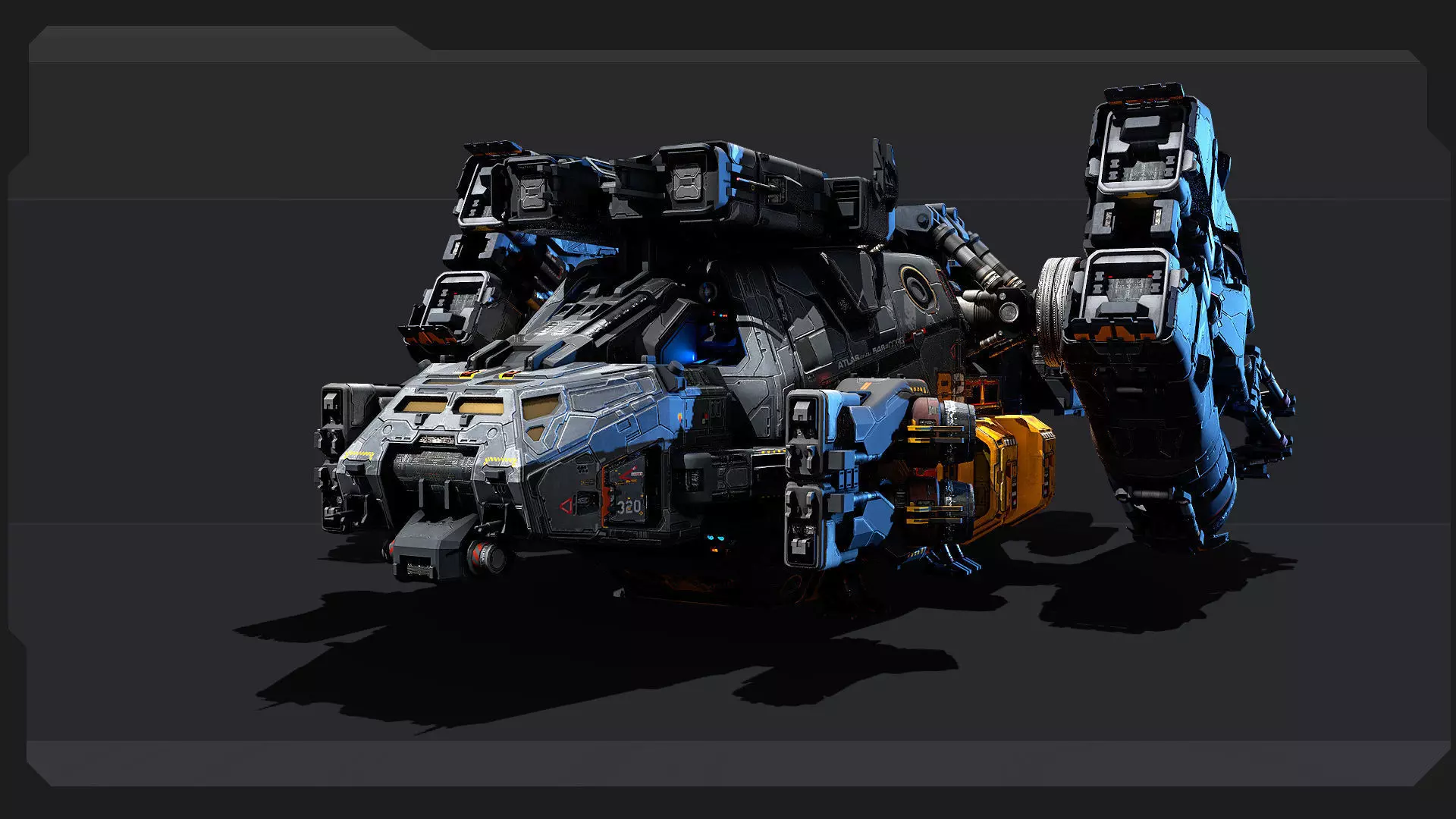 SF Vehicles - PACK01 Low-poly 3D model_18