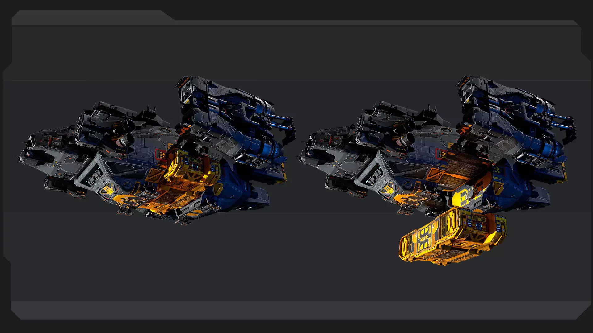 SF Vehicles - PACK01 Low-poly 3D model_24