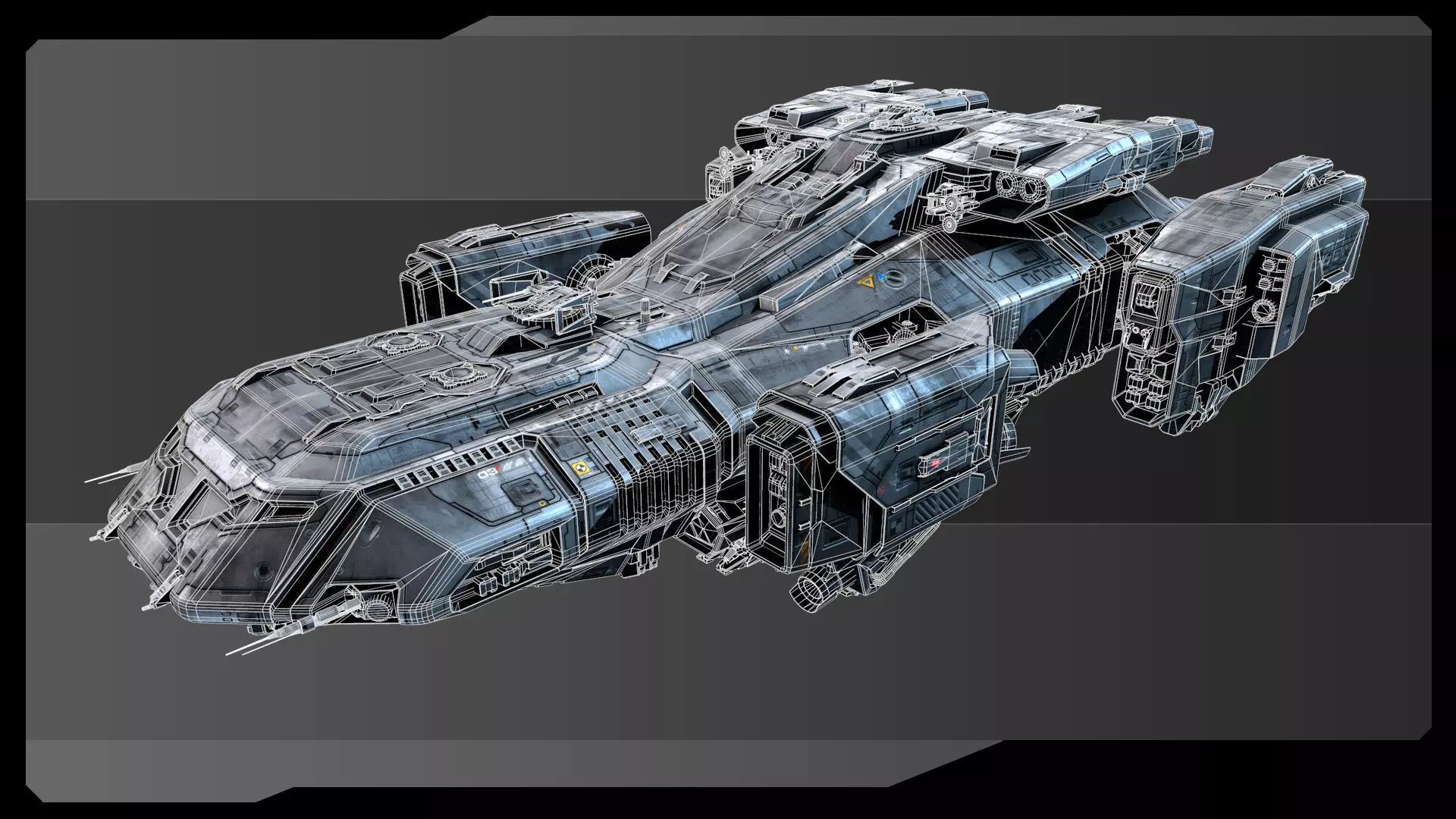 SF Vehicles - PACK01 Low-poly 3D model_13