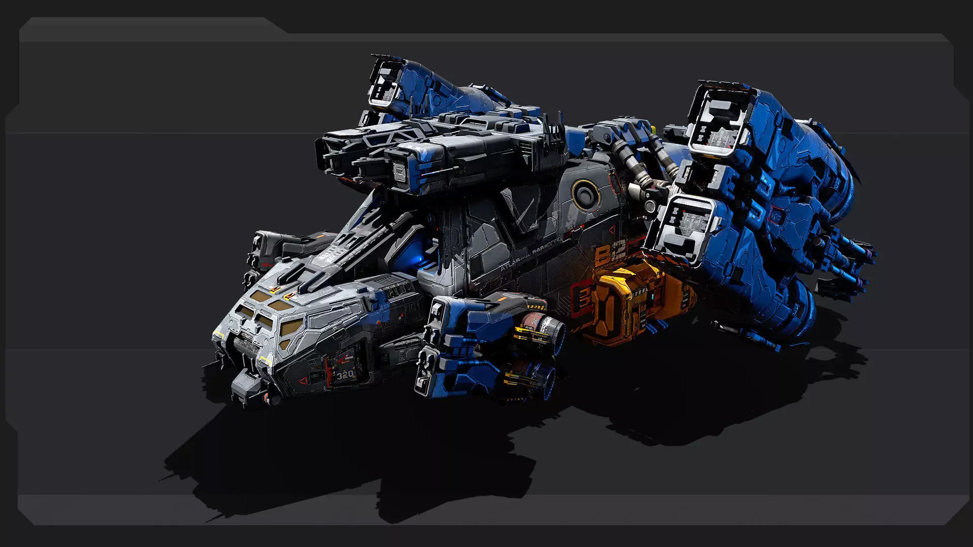 SF Vehicles - PACK01 Low-poly 3D model_21