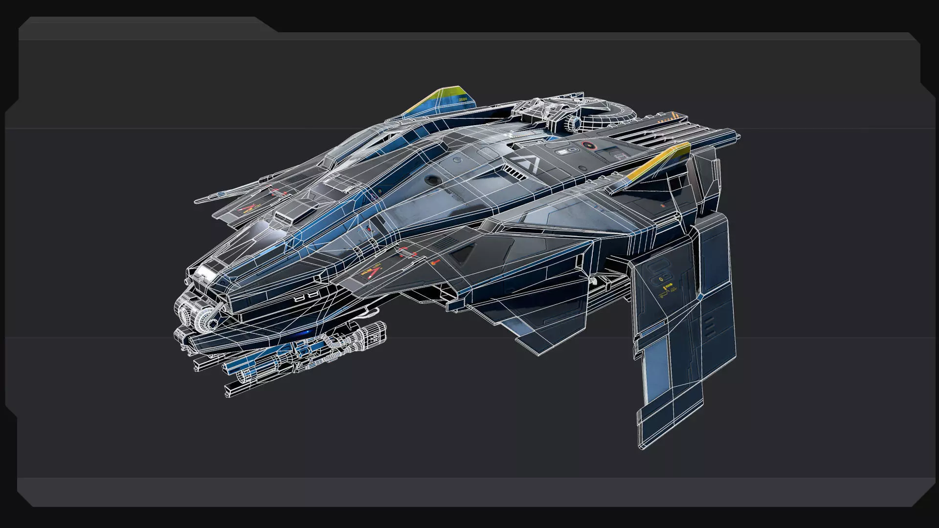 SF Vehicles - PACK01 Low-poly 3D model_44