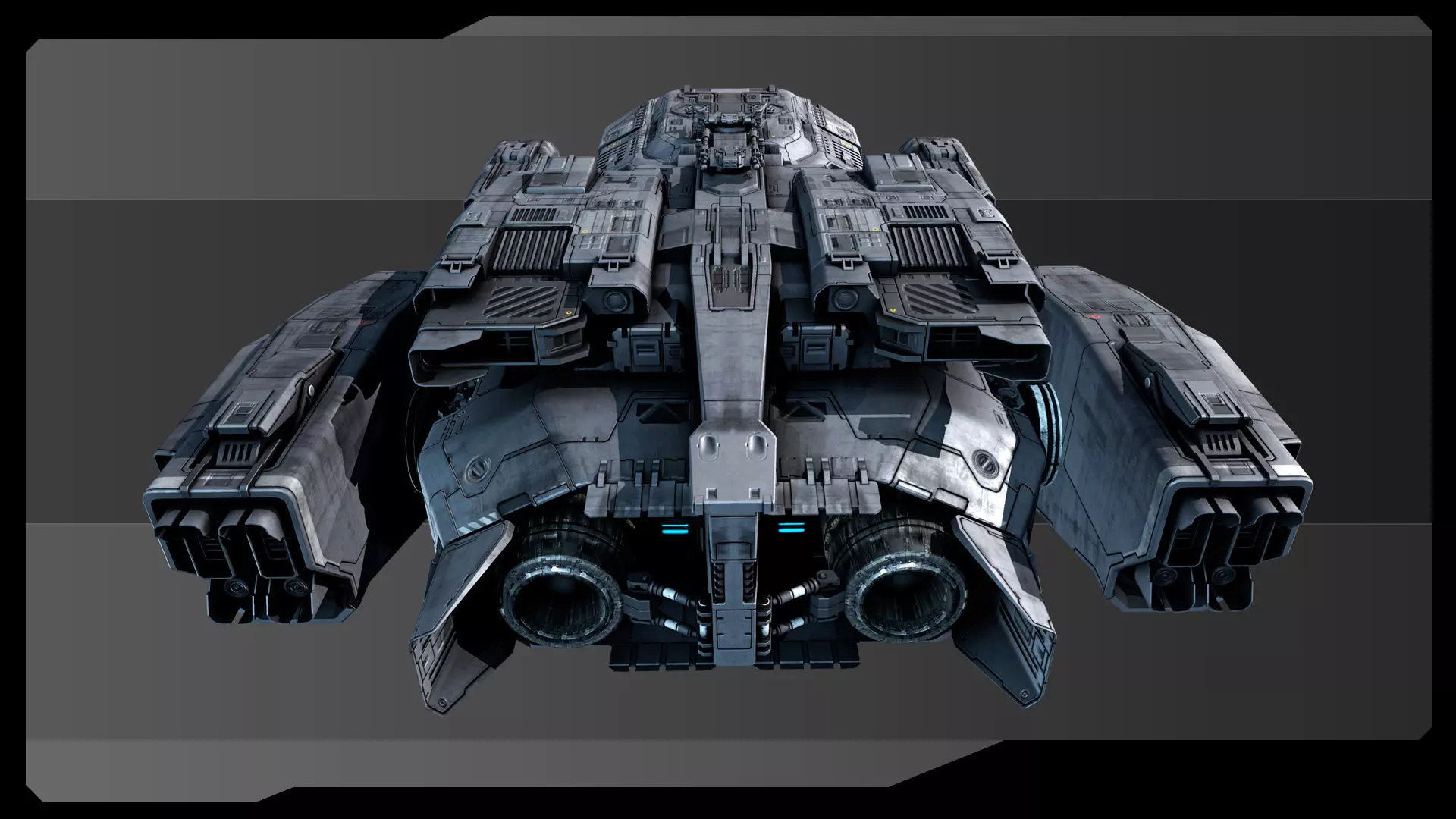 SF Vehicles - PACK01 Low-poly 3D model_12