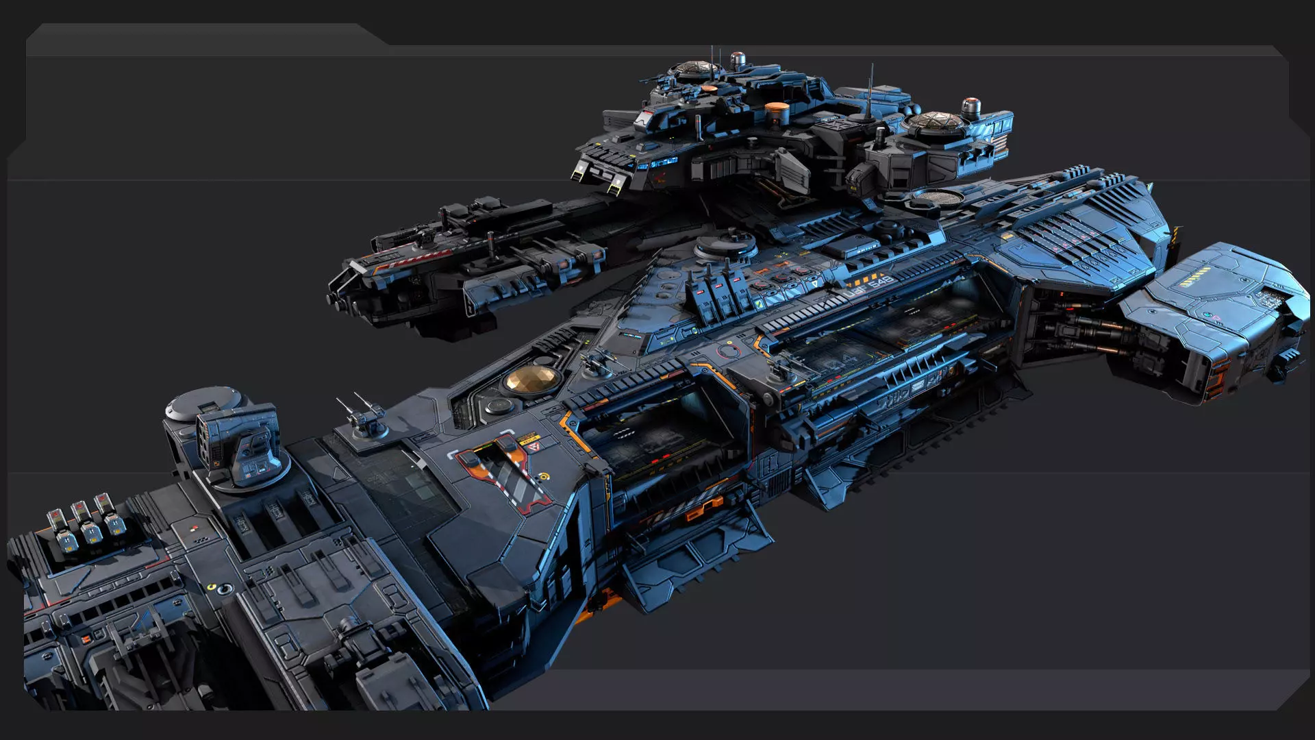 SF Vehicles - PACK01 Low-poly 3D model_55