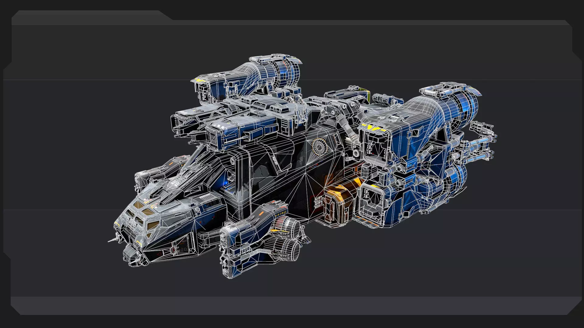 SF Vehicles - PACK01 Low-poly 3D model_25