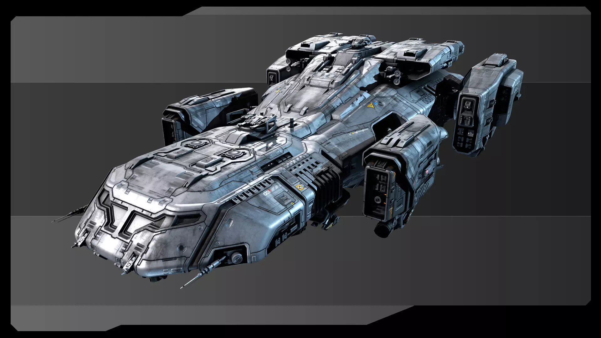 SF Vehicles - PACK01 Low-poly 3D model_7