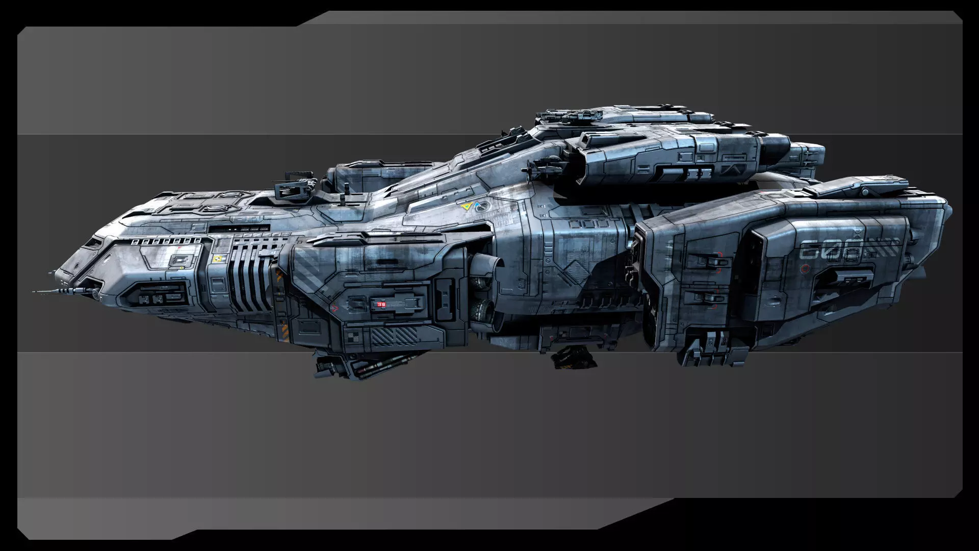 SF Vehicles - PACK01 Low-poly 3D model_3