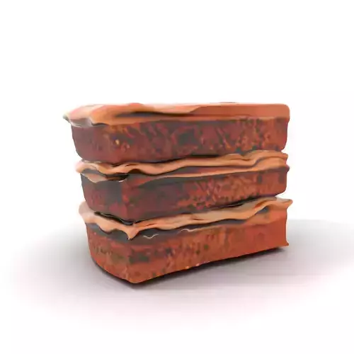 Triple Layer Chocolate Cake model pack