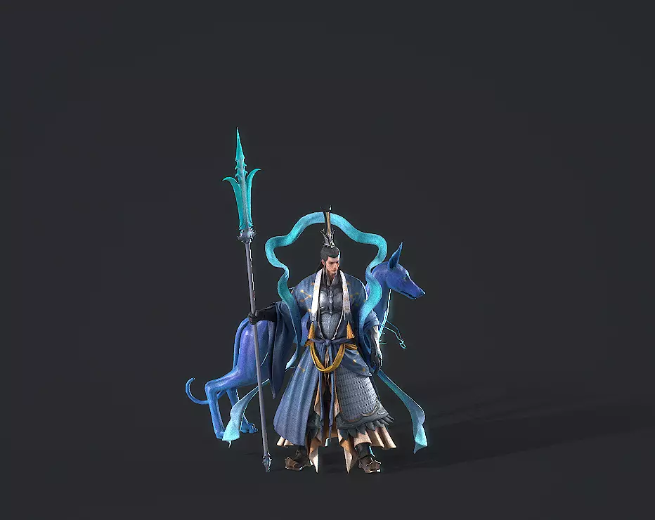 Yang Jian Low-poly 3D model_18