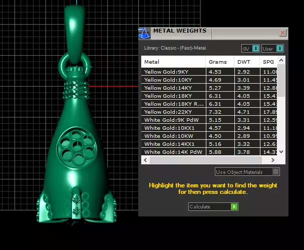 Bottle Pendant Design 3D print model_5