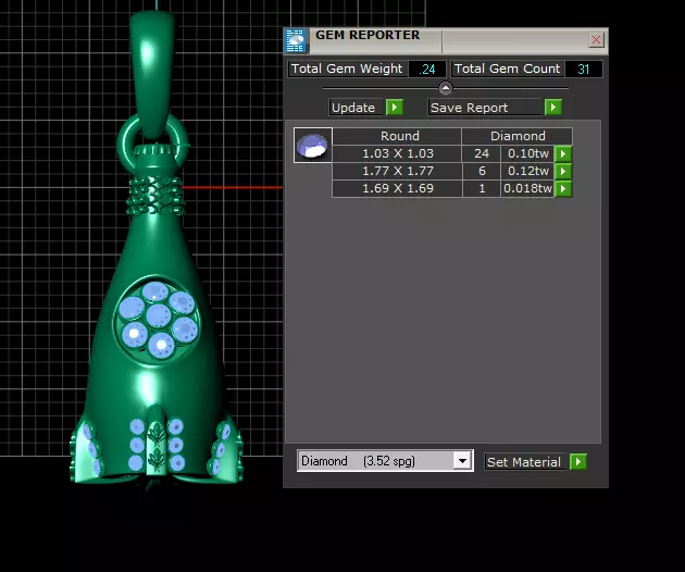 Bottle Pendant Design 3D print model_4