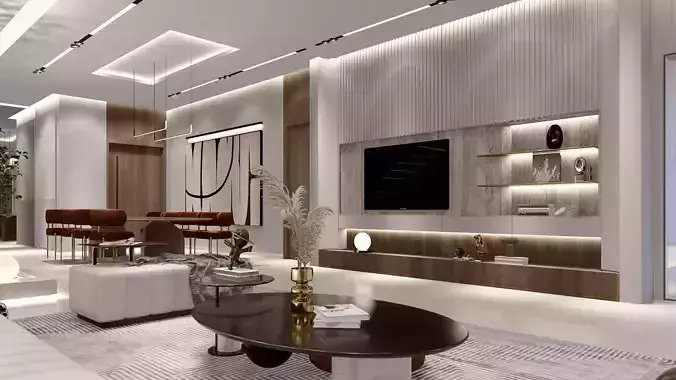 interior modern living room 