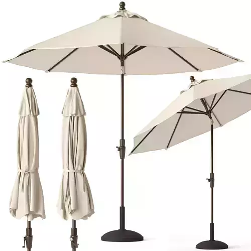 Round Patio Umbrella Pottery Barn
