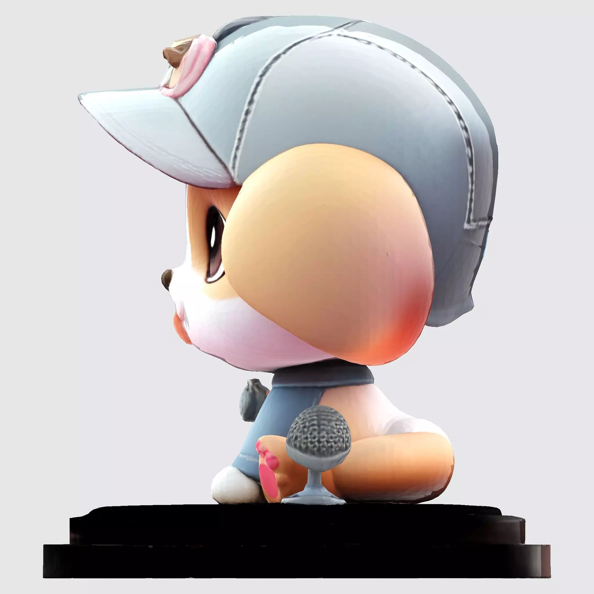 Cute Puppy Dog 3D Model Ready for 3D Printing 3D print model_7