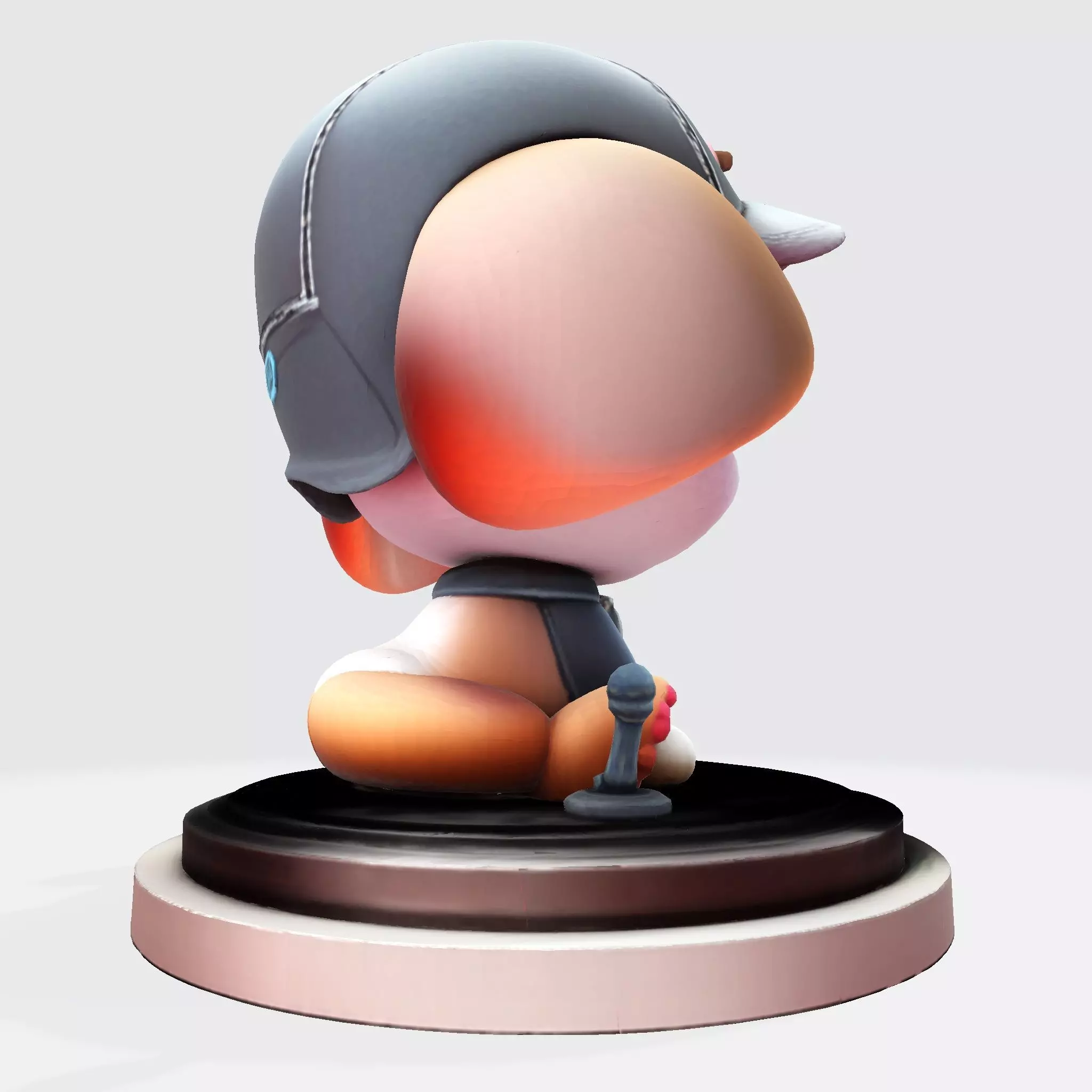 Cute Puppy Dog 3D Model Ready for 3D Printing 3D print model_4