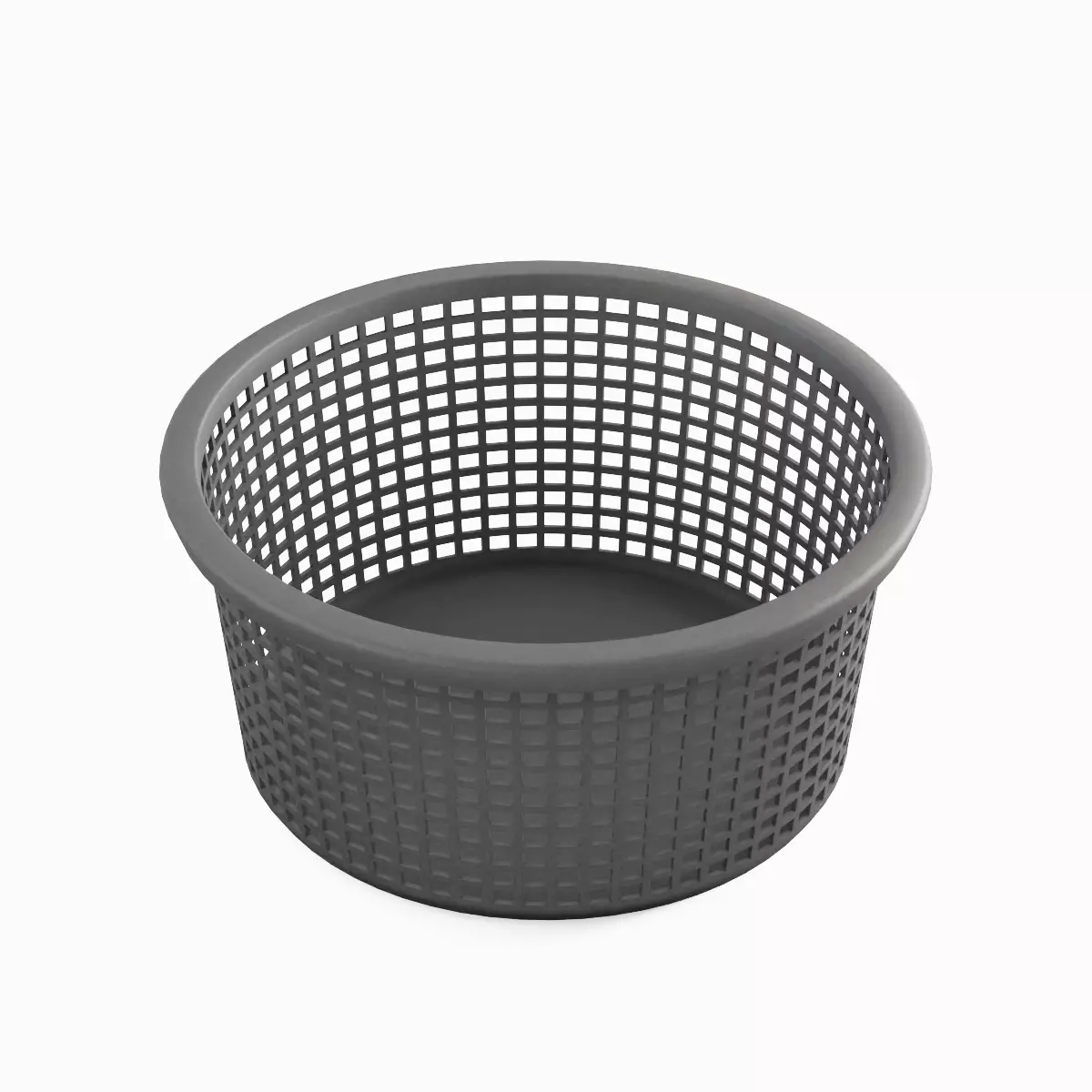 Laundry Plastic Basket Set Low-poly 3D model_10