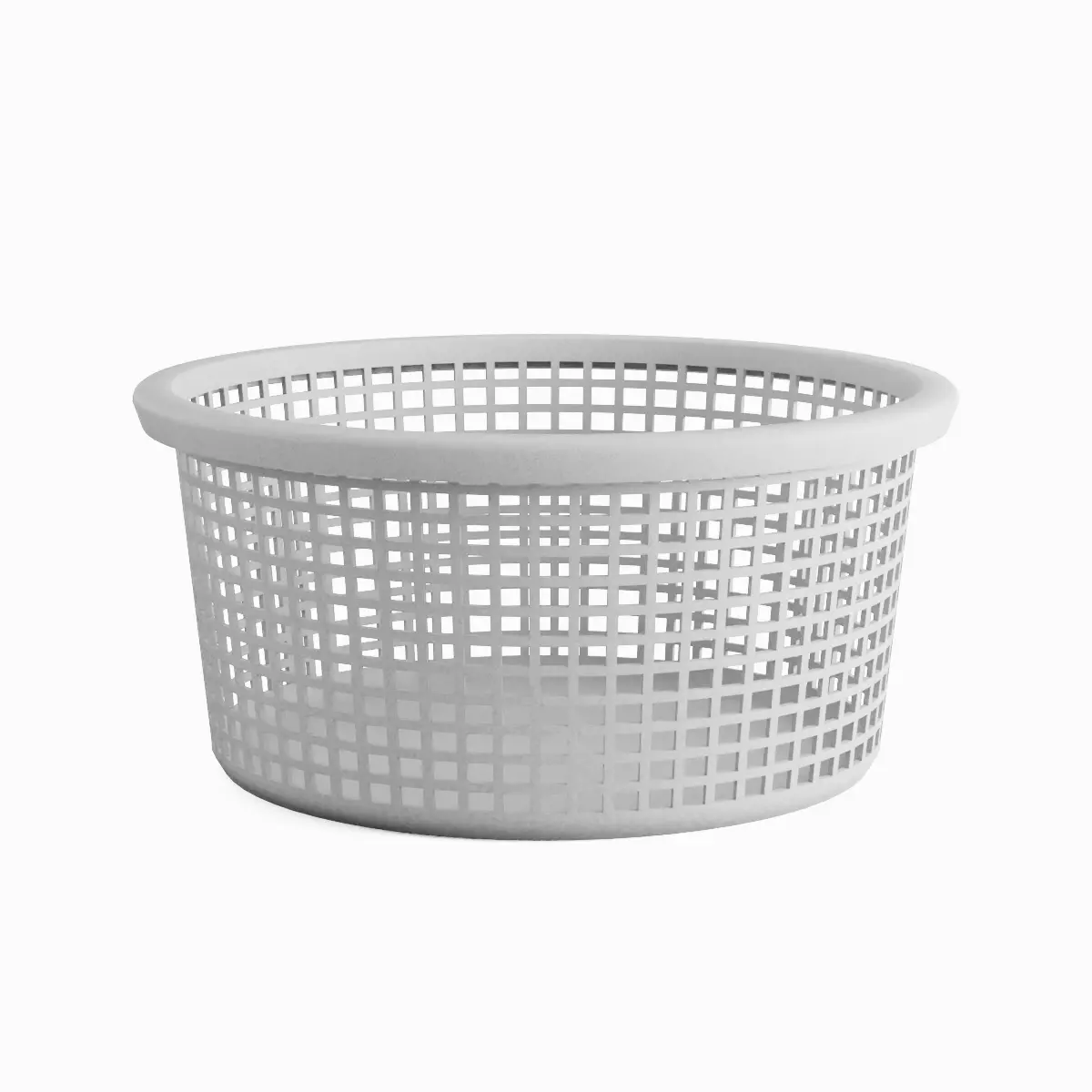 Laundry Plastic Basket Set Low-poly 3D model_1