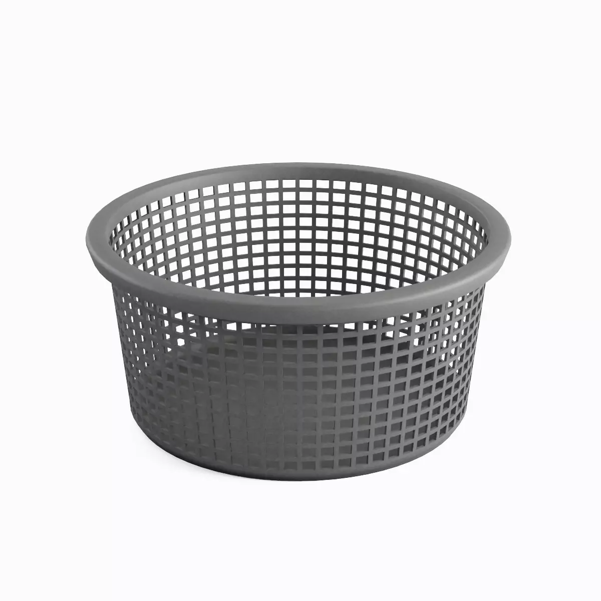 Laundry Plastic Basket Set Low-poly 3D model_9