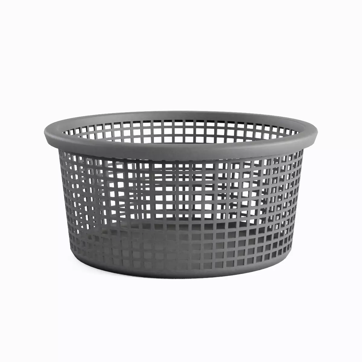 Laundry Plastic Basket Set Low-poly 3D model_7