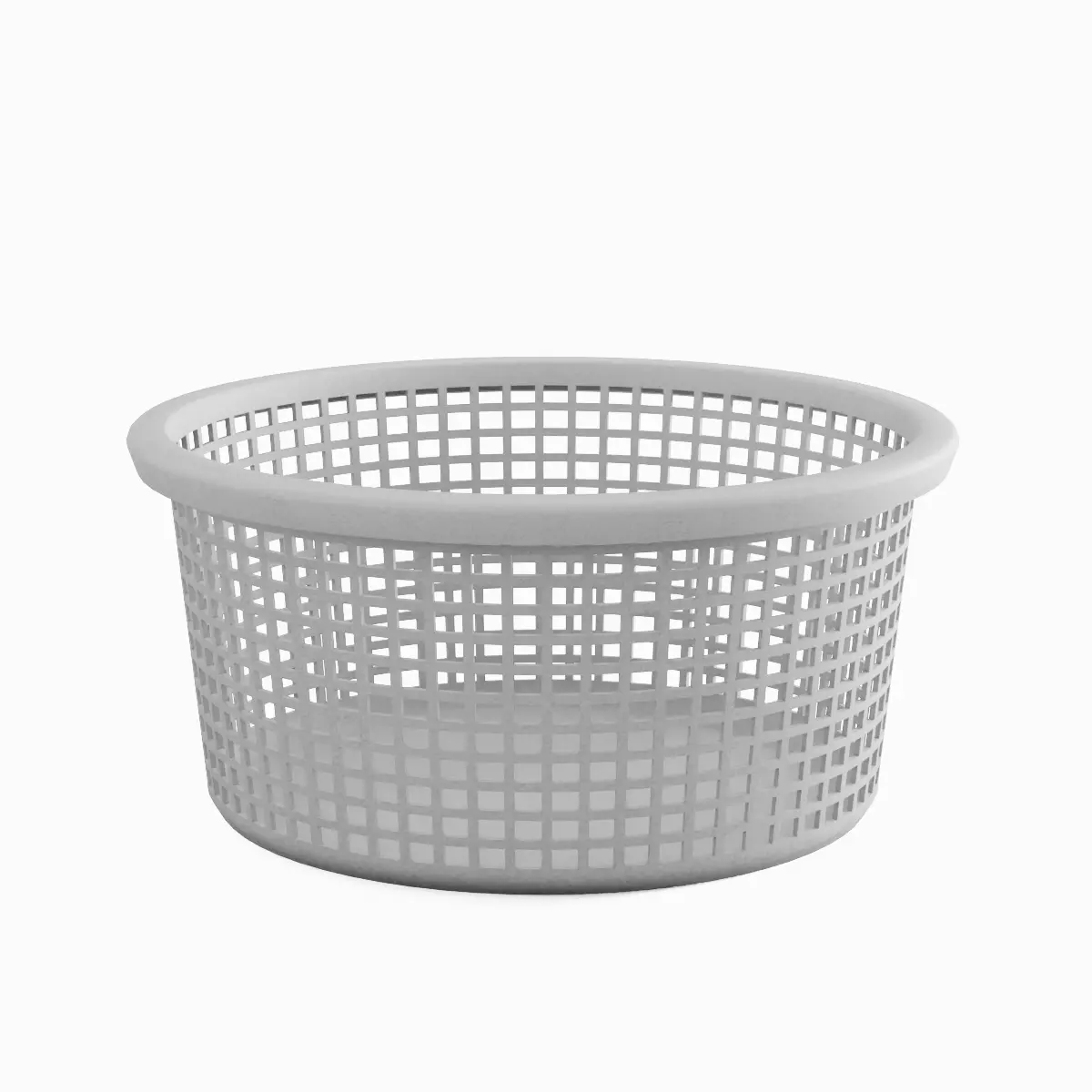 Laundry Plastic Basket Set Low-poly 3D model_2