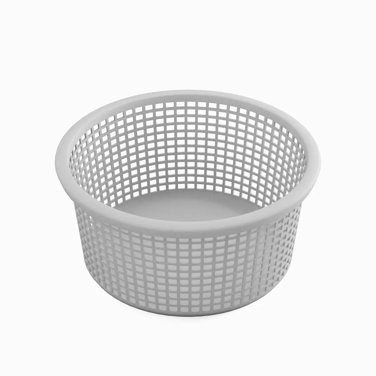 Laundry Plastic Basket Set Low-poly 3D model_5