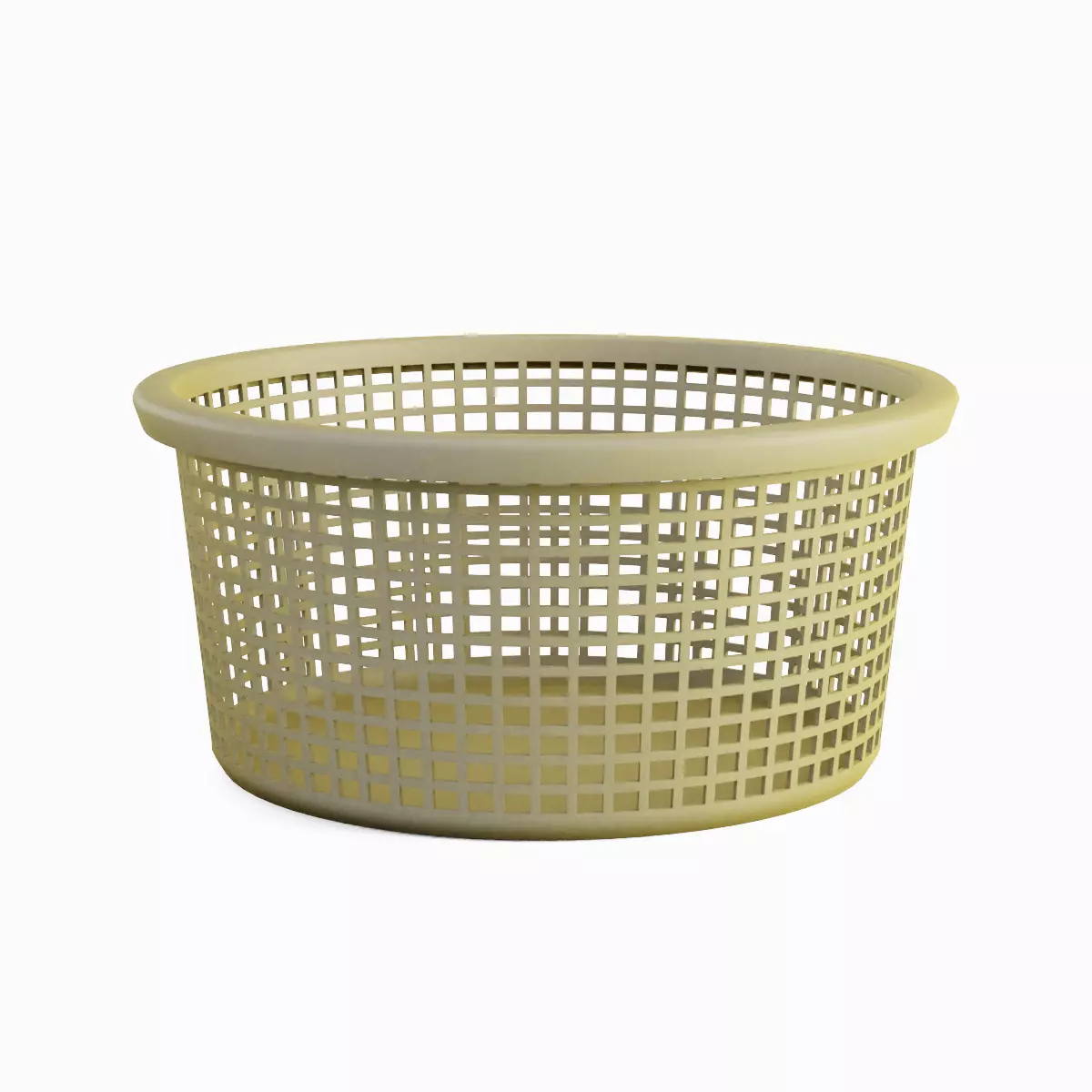 Laundry Plastic Basket Set Low-poly 3D model_17