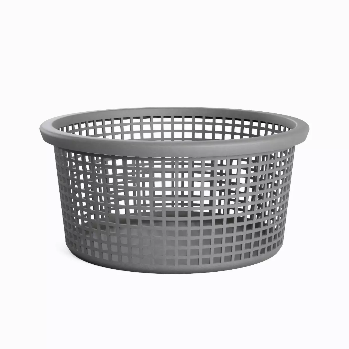 Laundry Plastic Basket Set Low-poly 3D model_6