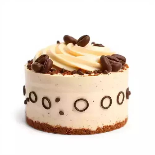 Vanilla Mocha Cake model pack Low-poly 3D model 2