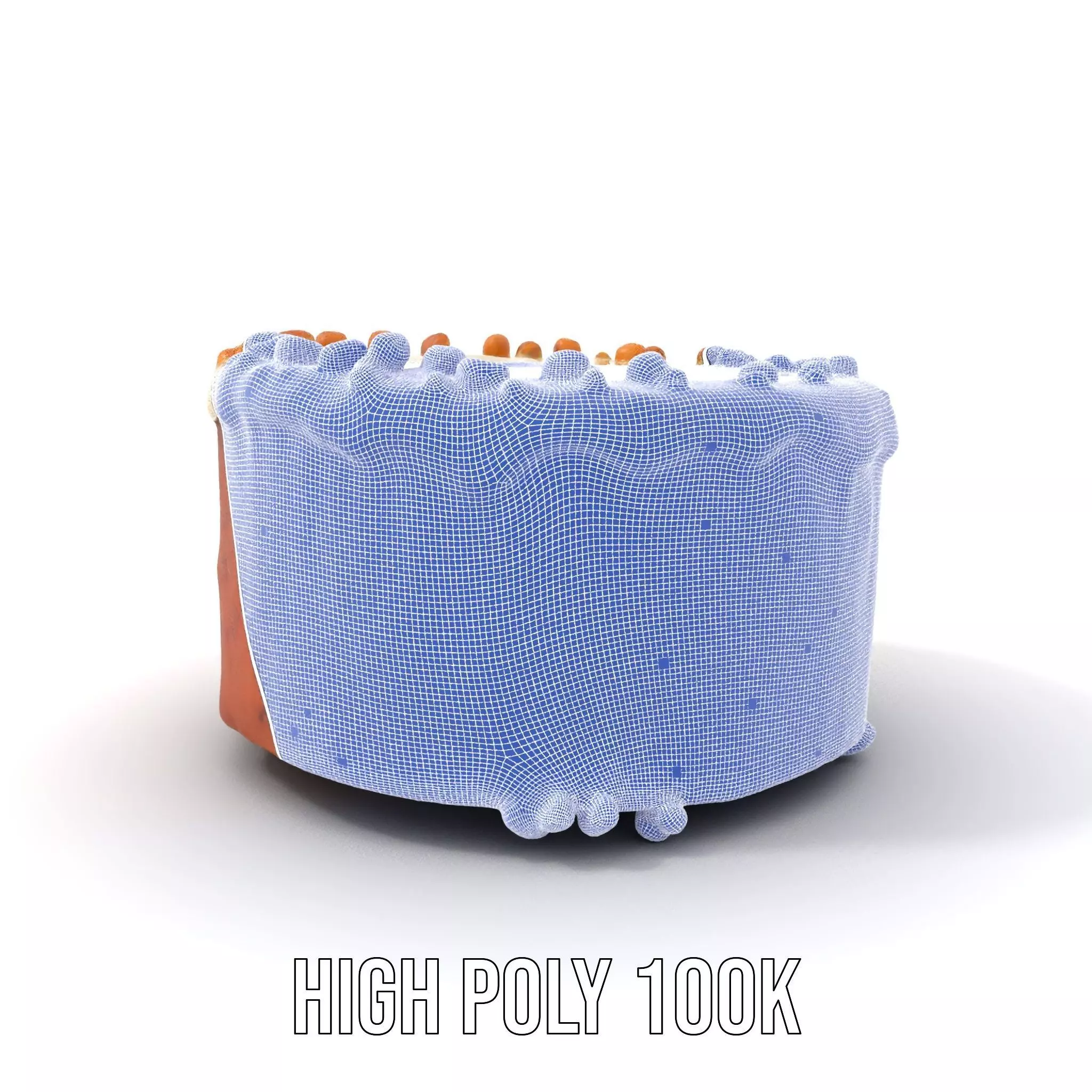 Delicious Carrot Cake model pack Low-poly 3D model_5