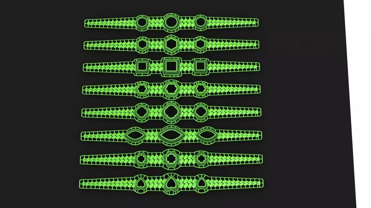 Fusion JH Bracelet 2 3D print model