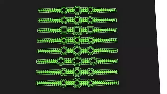 Fusion JH Bracelet 2 3D print model